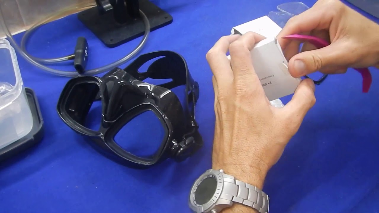 Prescriptive lens fitting to Scubapro Diving Mask 1