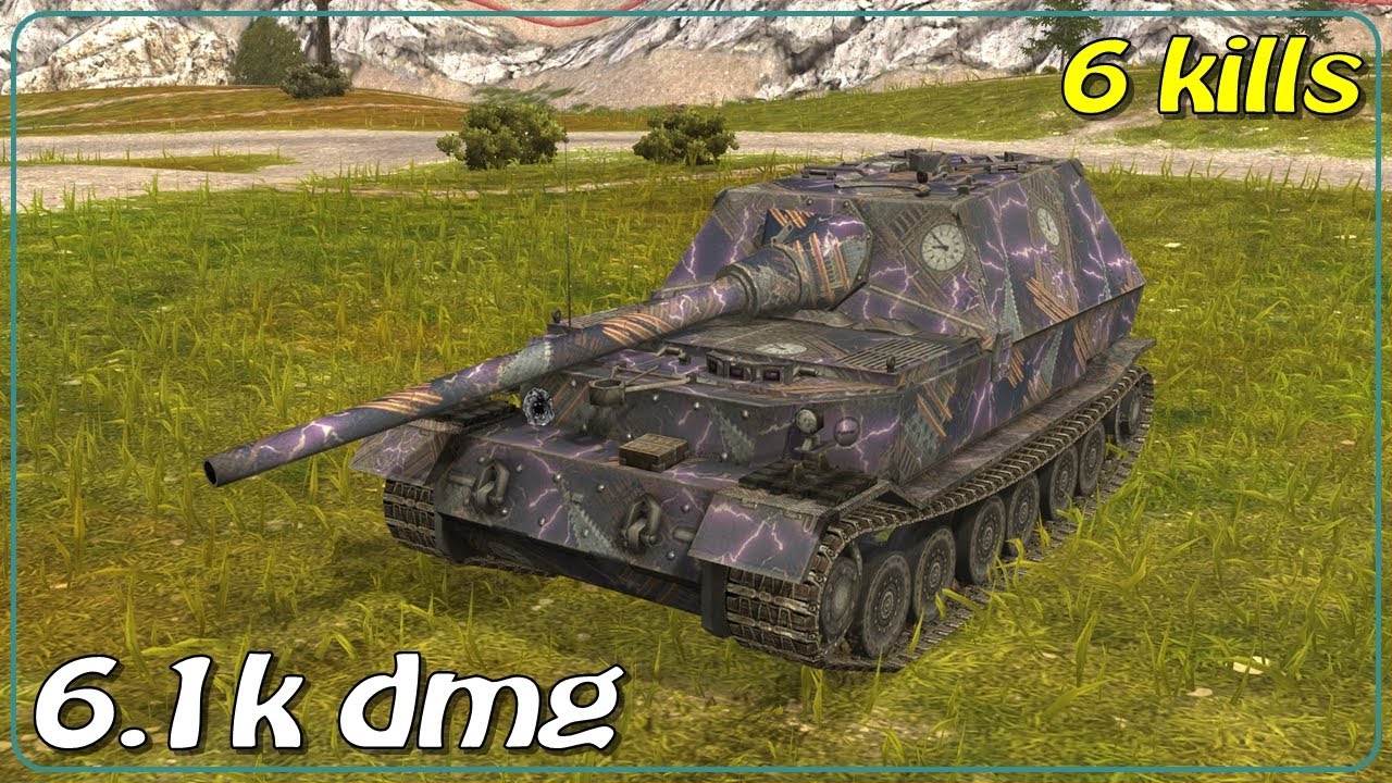 Ferdinand &bull; 6 frags &bull; 6.1k dmg &bull; WoT Blitz