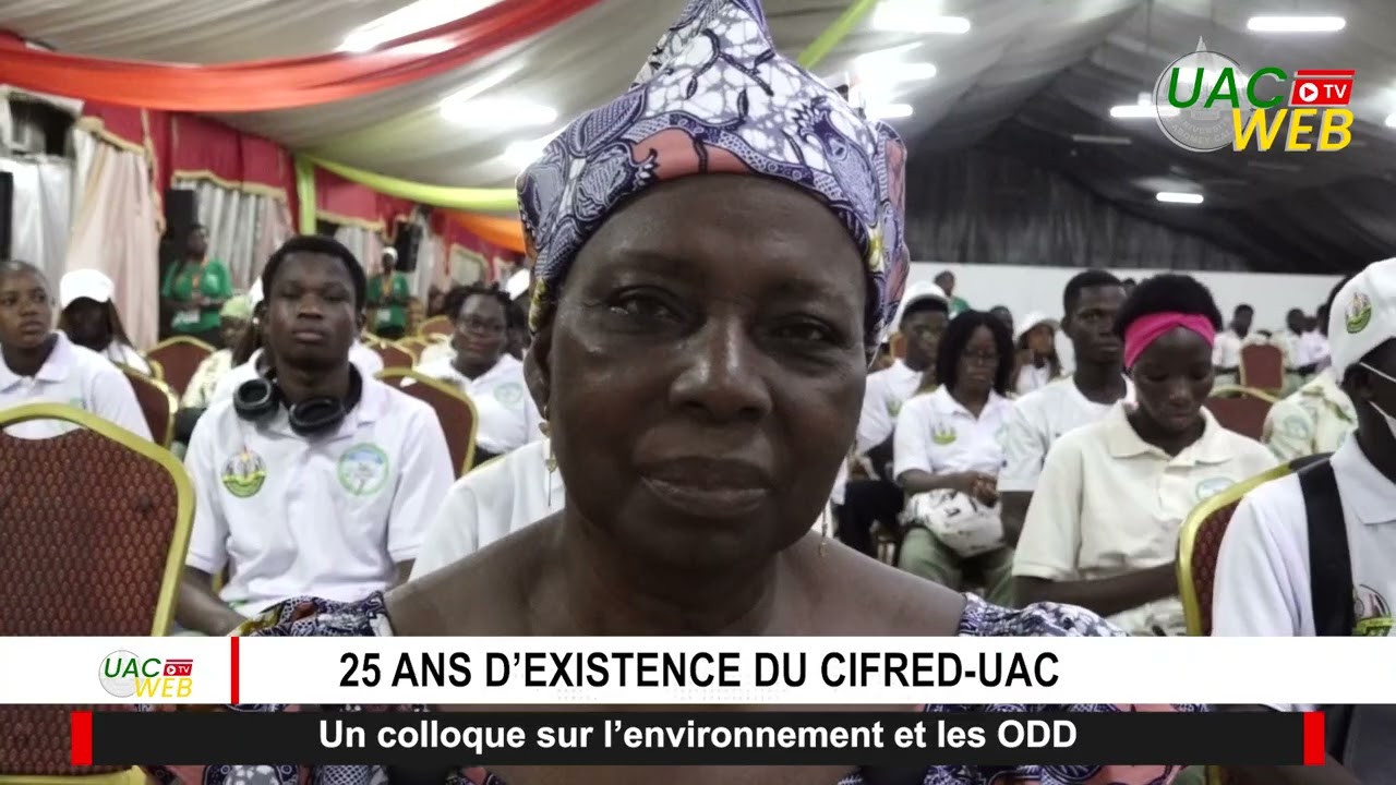 25 ANS D’EXISTENCE DU CIFRED-UAC