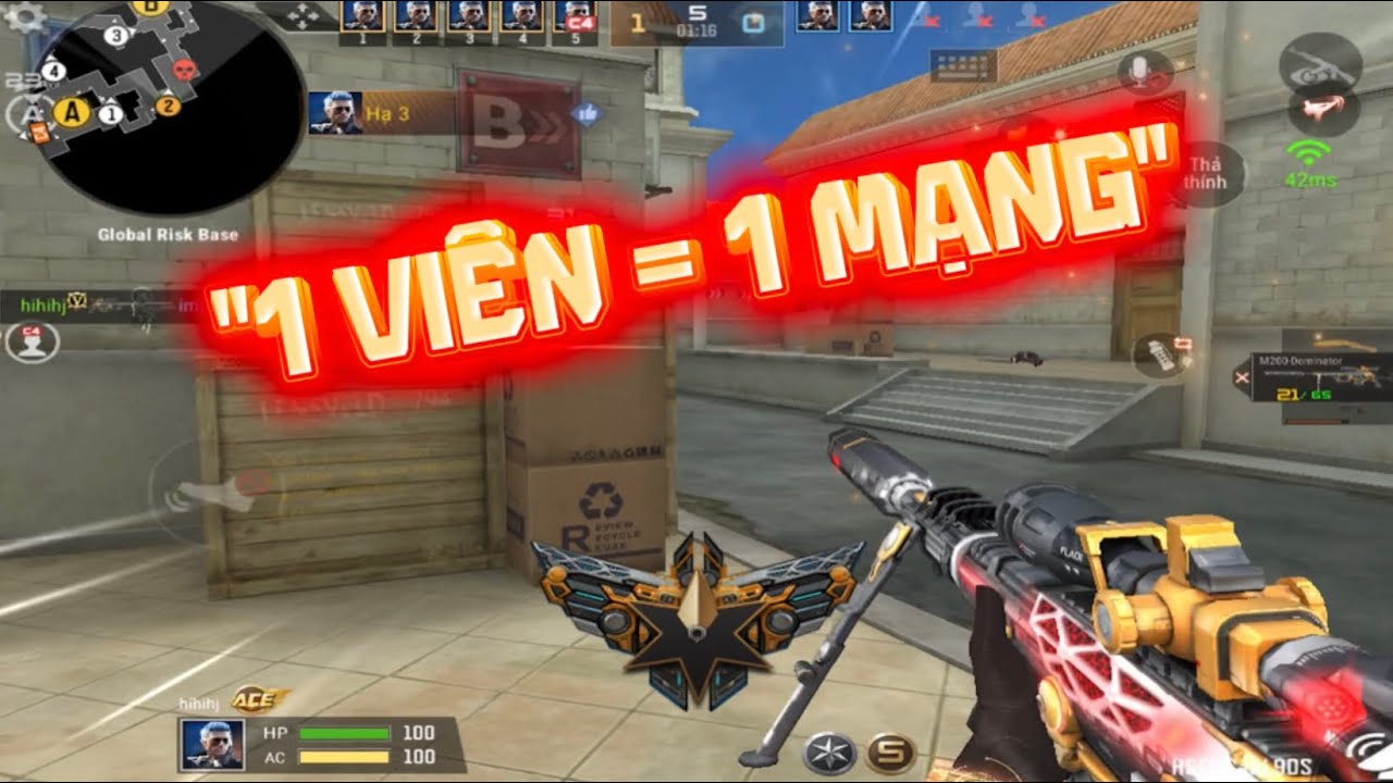 CF Legends : M200 Dominator Khi Sniper Không Còn Biết Đến Khái Niệm 