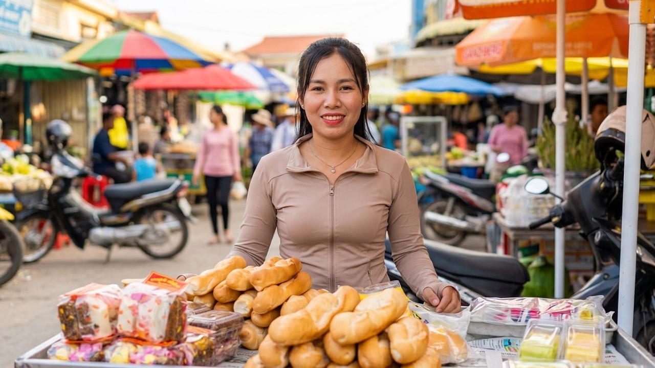 Amazing Street Food 2026 Walking Tour in CAMBODIA — Walk Explore Traditional Norea Market 4K