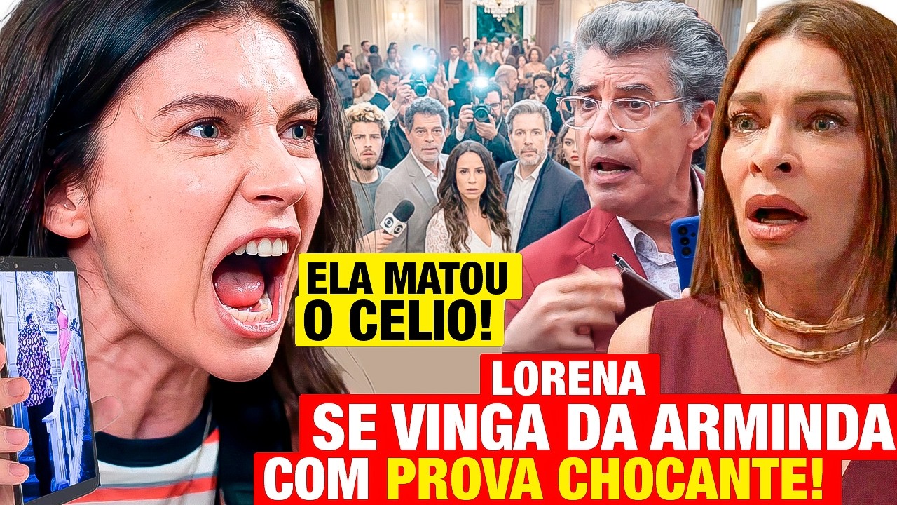 TRÊS GRAÇAS: Lorena consegue PROVA QUE ARMINDA SUMIU COM CÉLIO e faz ela ser DESMASCARADA EM PÚBLICO