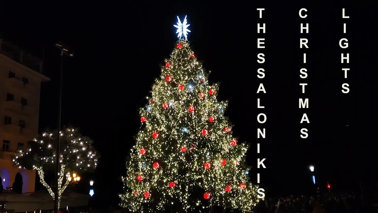 Thessaloniki by Night – Christmas Decorations 2025 ✨