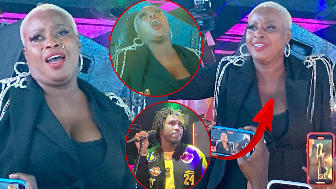 Ndeye Gueye verse de chaudes larmes avec Wally Seck au Vogue lors du chanson de son mari qui…