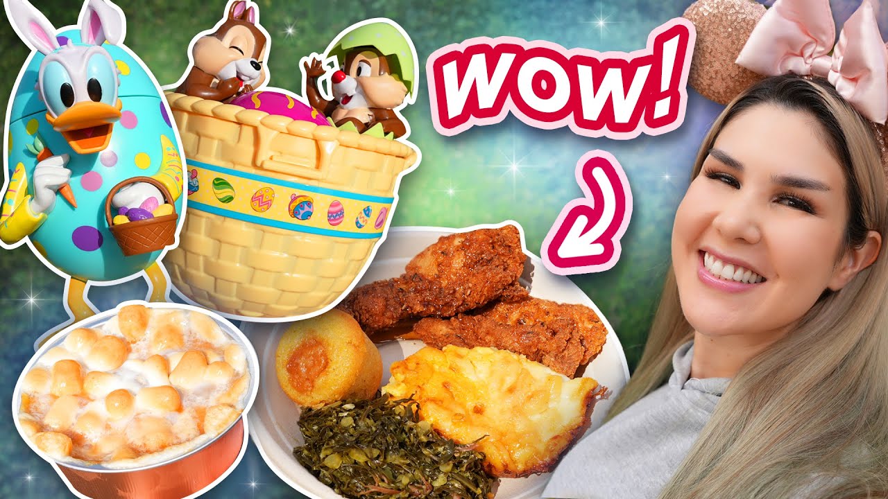 NEW POPCORN BUCKET & SIPPER! 🐣 *Amazing* Food in February! Disneyland Vlog 2024