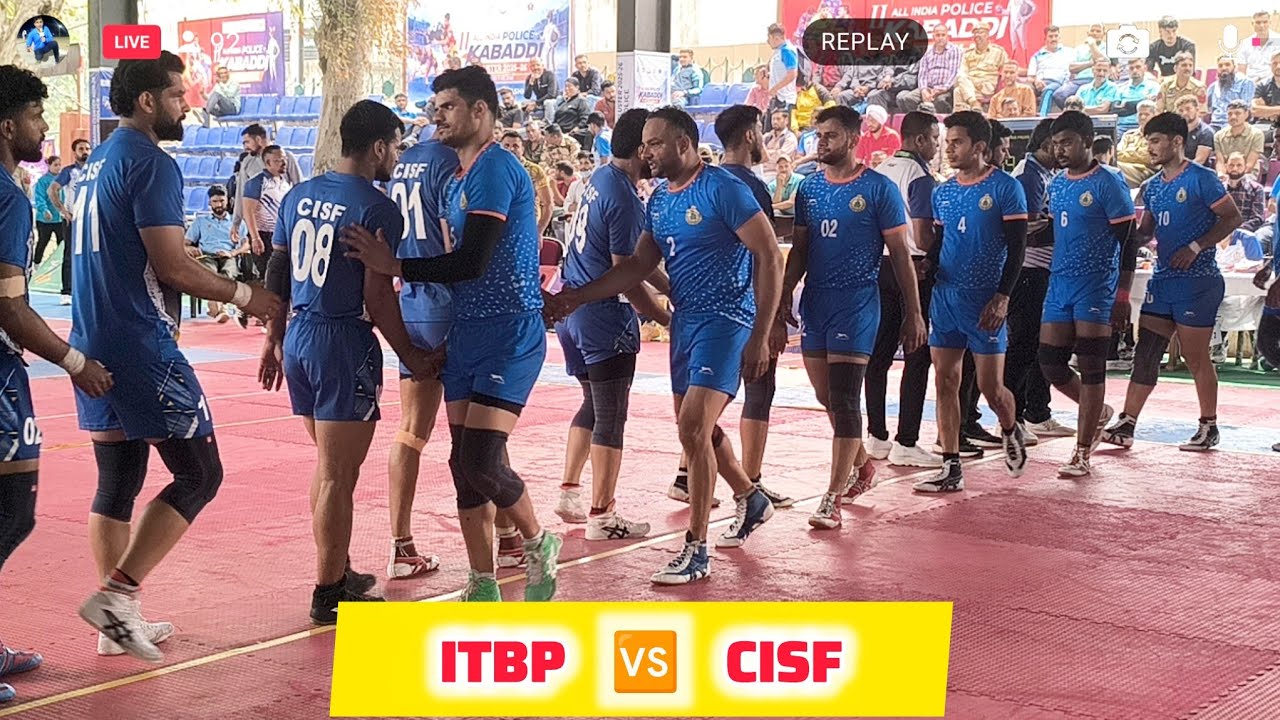 Quaterfinal ITBP 🆚 CISF All India Police Kabaddi Turnament Jammu and Kashmir 2026