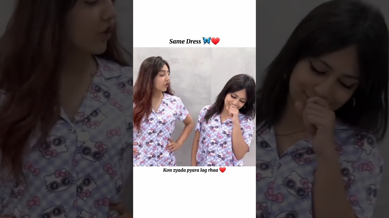 Haya and zainab same dress 🦋❤️| Sistrology