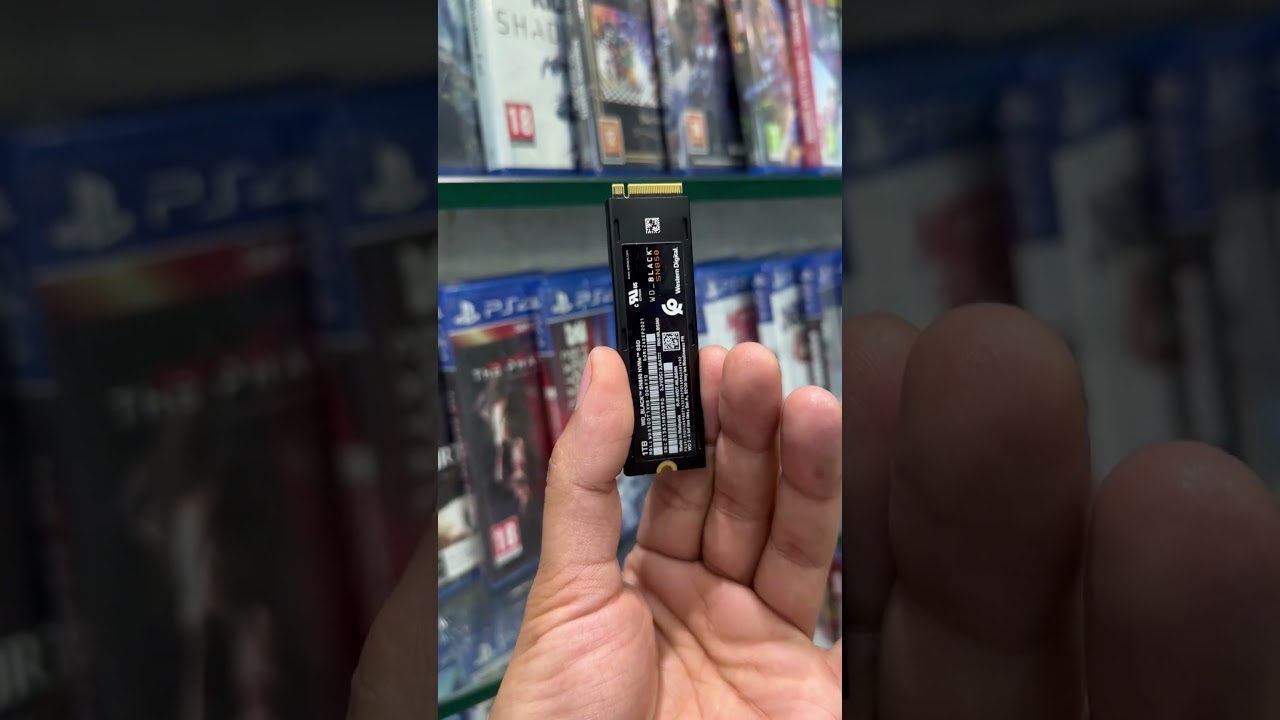 WD Black 1Tb SSD With Heat Sink For PlayStation 5. Available @gamestoppk #wdblack #ps5 #ssd #nvme