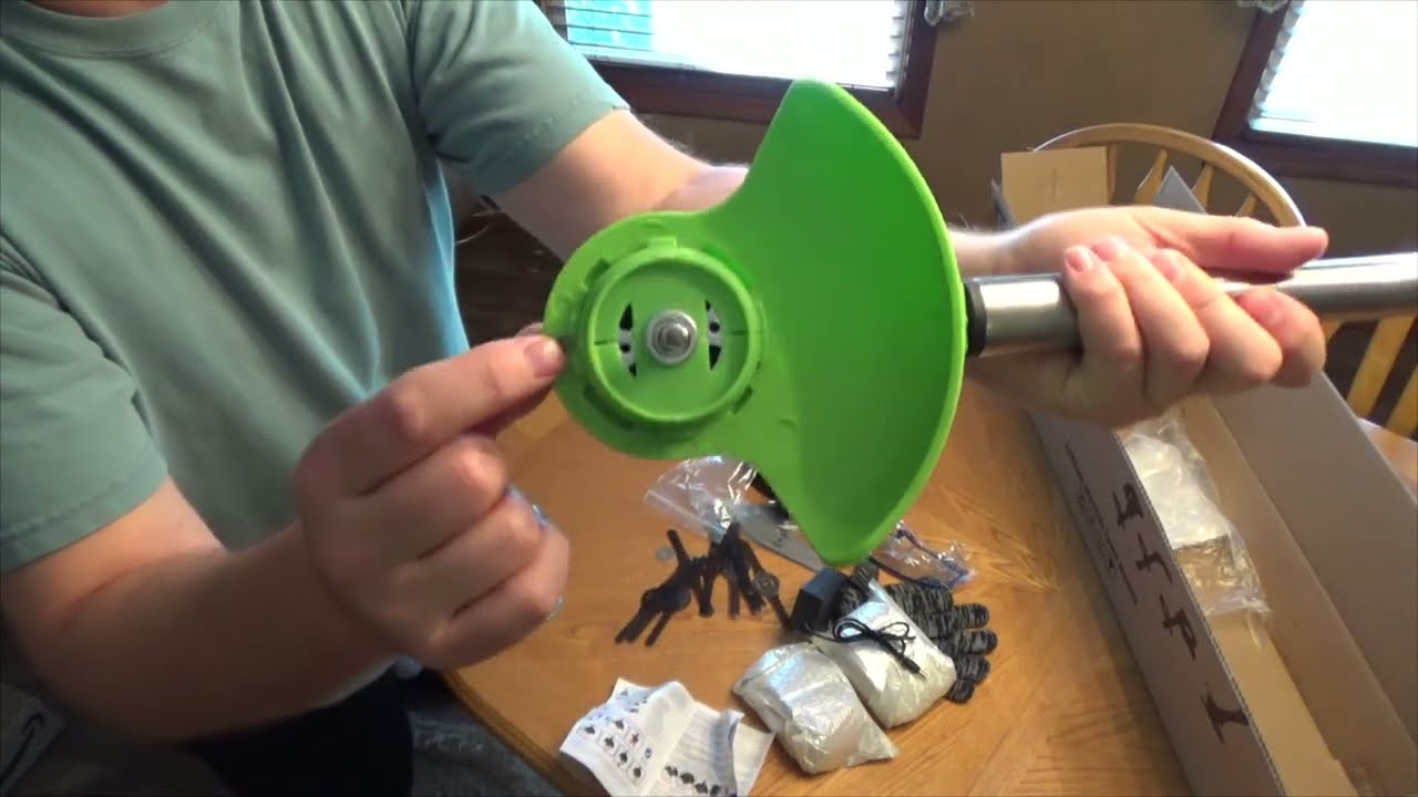 Беспроводной триммер для травы Weed Wacker с Amazon