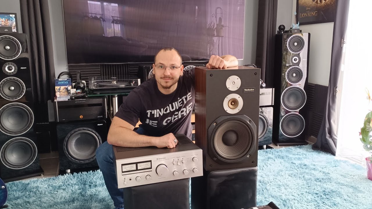 amplificateur Kenwood KA-501 et Technics SB3050