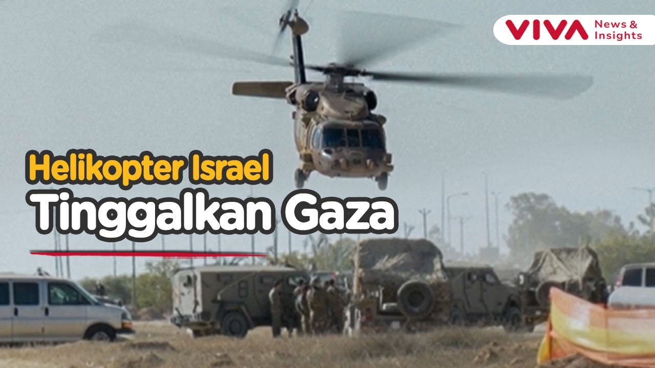 Video Pasukan Israel Mulai Cabut dari Gaza, Gencatan Senjata Berlaku
