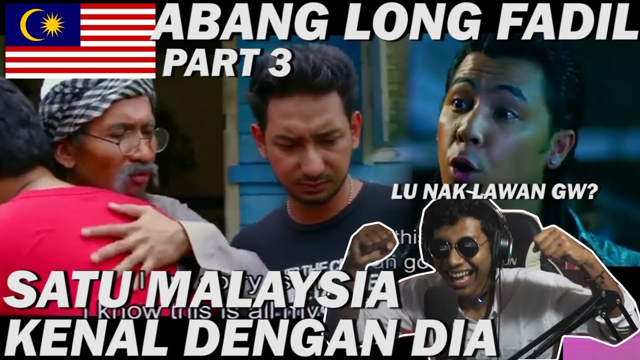 REAKSI ORANG INDONESIA MELIHAT FILM ABANG LONG FADIL,ZIZAN RAZAK JADI BOSS GENGSTER part3