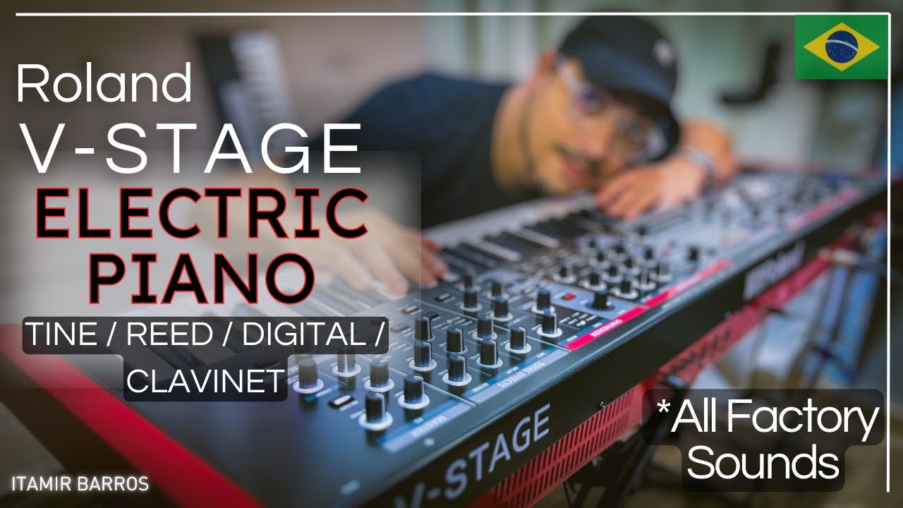 Roland V-STAGE - Factory Sounds | Electric Piano Presets | NO TALKING