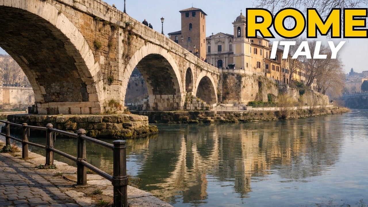 Рим, Италия: Откройте Рим как НАСТОЯЩИЙ римлянин | 4K Roma Walks