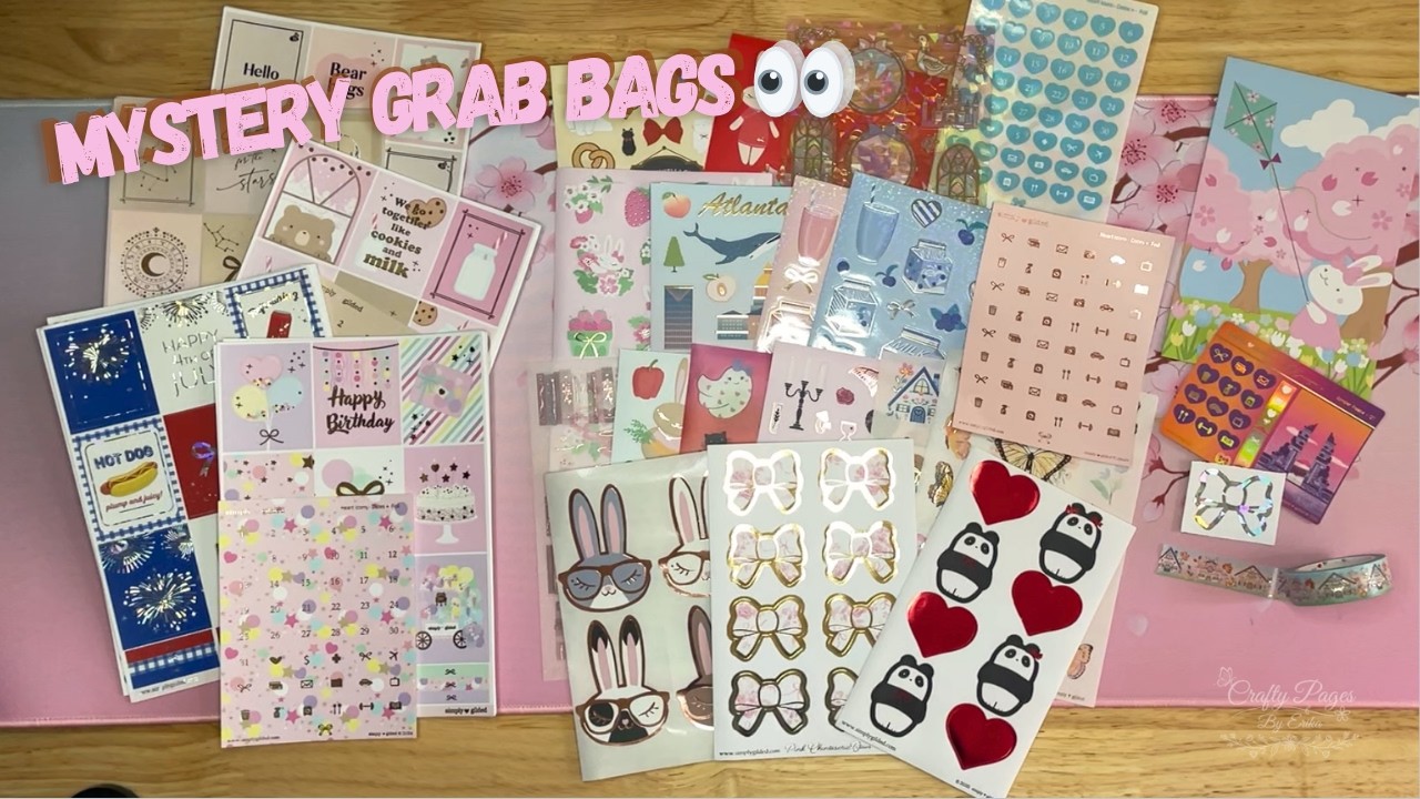 ✨ Opening Simply Gilded Mystery Grab Bags! | Cozy Journaling Stationery Haul 💖