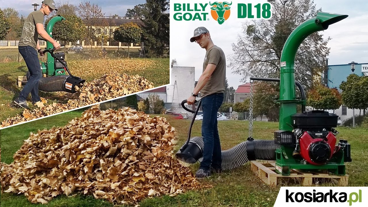 Ssawa do liści Billy Goat DL18 - 18KM, recenzja + pokaz mocy !
