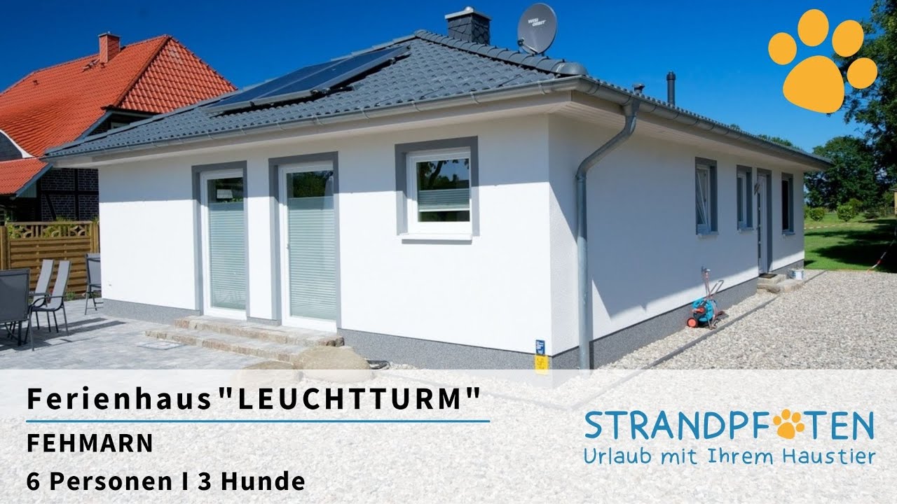 Ferienhaus mit Hund auf Fehmarn I Ostsee I Ferienhaus „Leuchtturm“ I STRANDPFOTEN