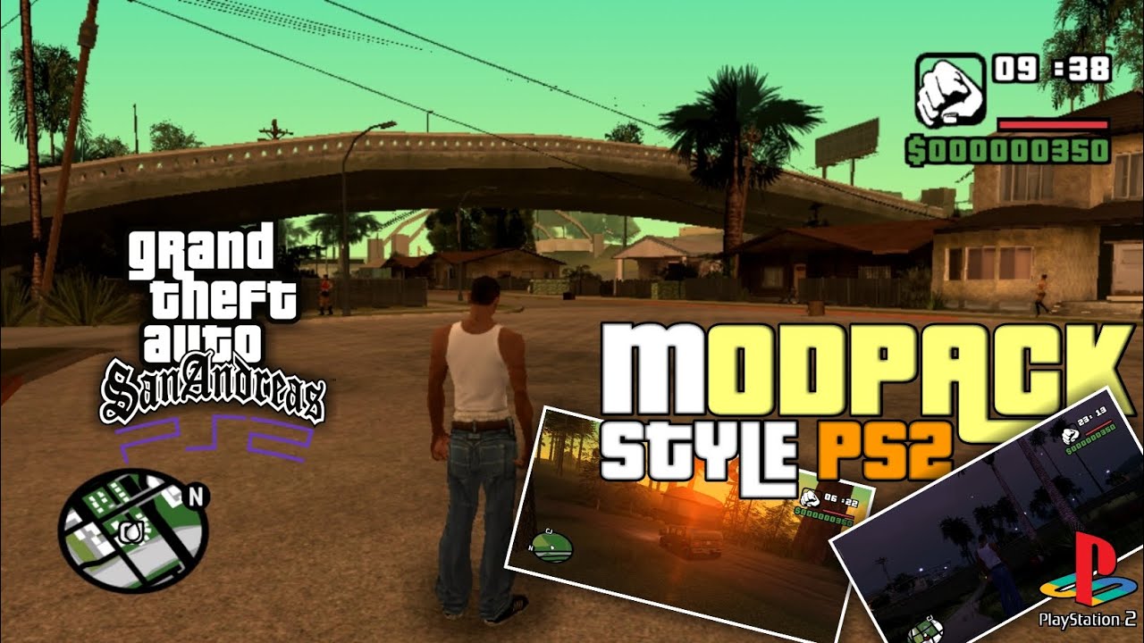 MODPACK - STYLE PS2 - GTASA ANDROID