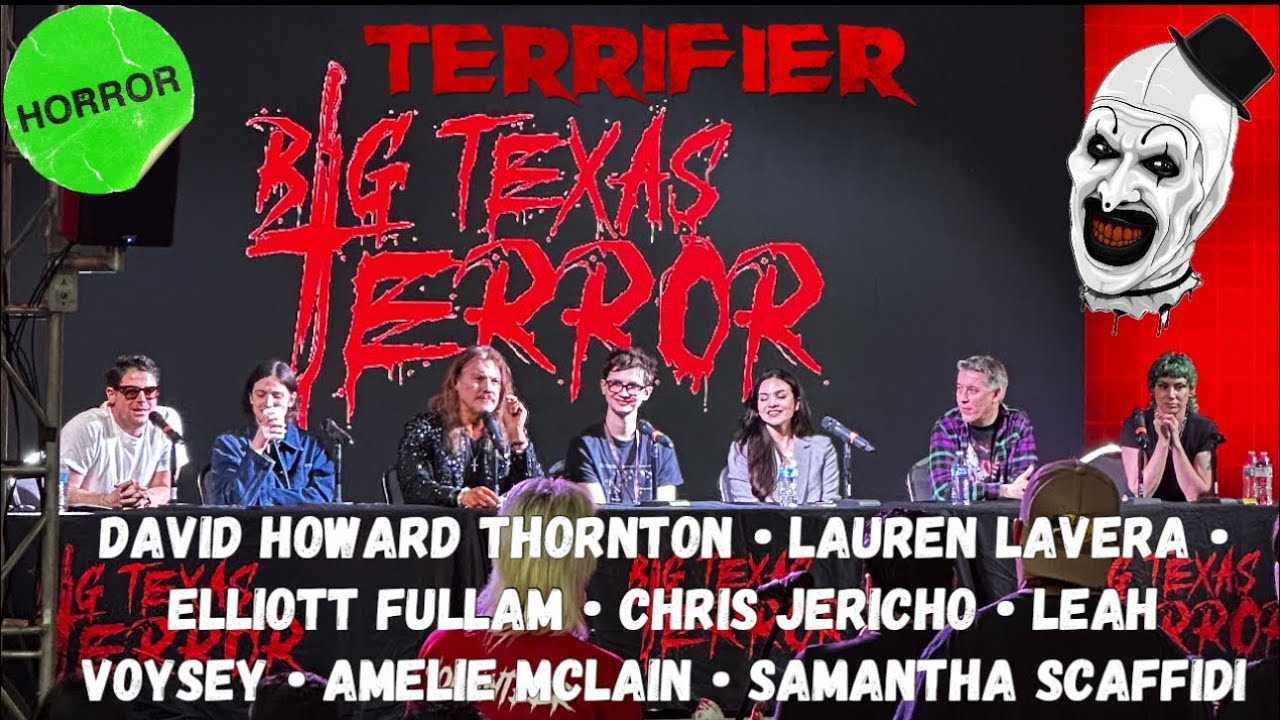 TERRIFIER 2 & 3 CAST PANEL! FAN Q&A! BIG TEXAS TERROR CONVENTION IN SAN ANTONIO TEXAS!!