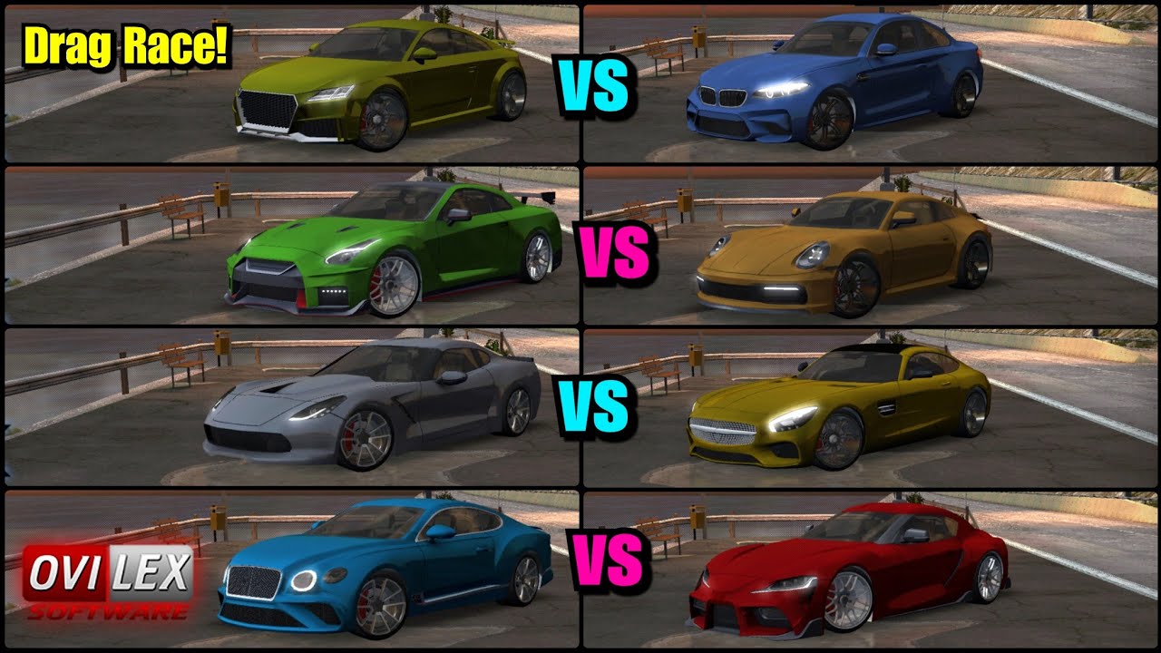 Real Driving Sim DRAG RACE! - Sports Cars (Which Is The Fastest?)