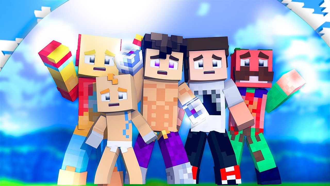 MINECRAFT pero *NO PODEMOS SEPARARNOS* (Minecraft Aleatorio)