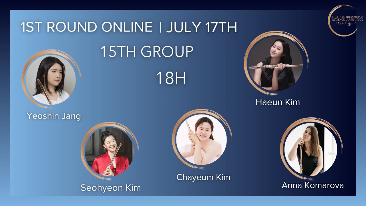 5th Concours Larrieu | 1st Round Online # 15 | Y. Jang | S. Kim | C. Kim | H. Kim | A. Komarova
