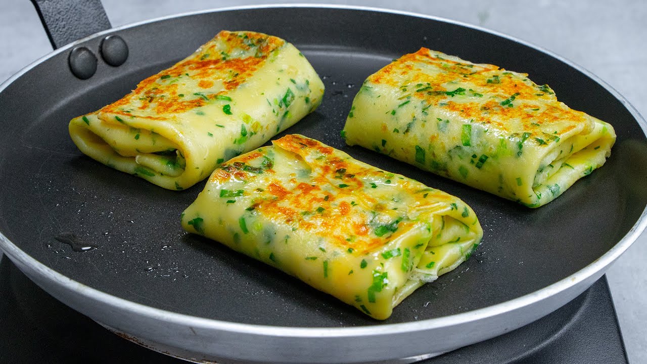 Neodolatelný recept na snídani! Tyto palačinky jsou super rychlé! | Cookrate - Czech