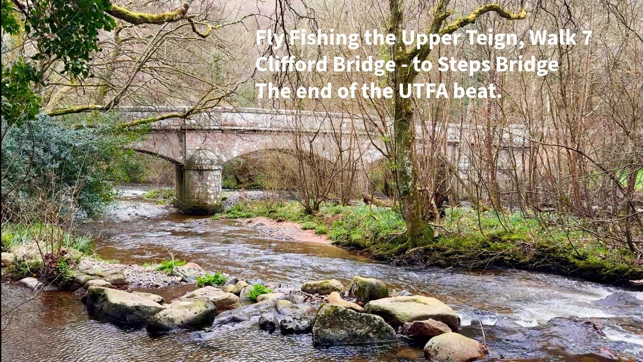 Fly Fishing the Upper Teign. Walk 7. Clifford Bridge to Steps Bridge.