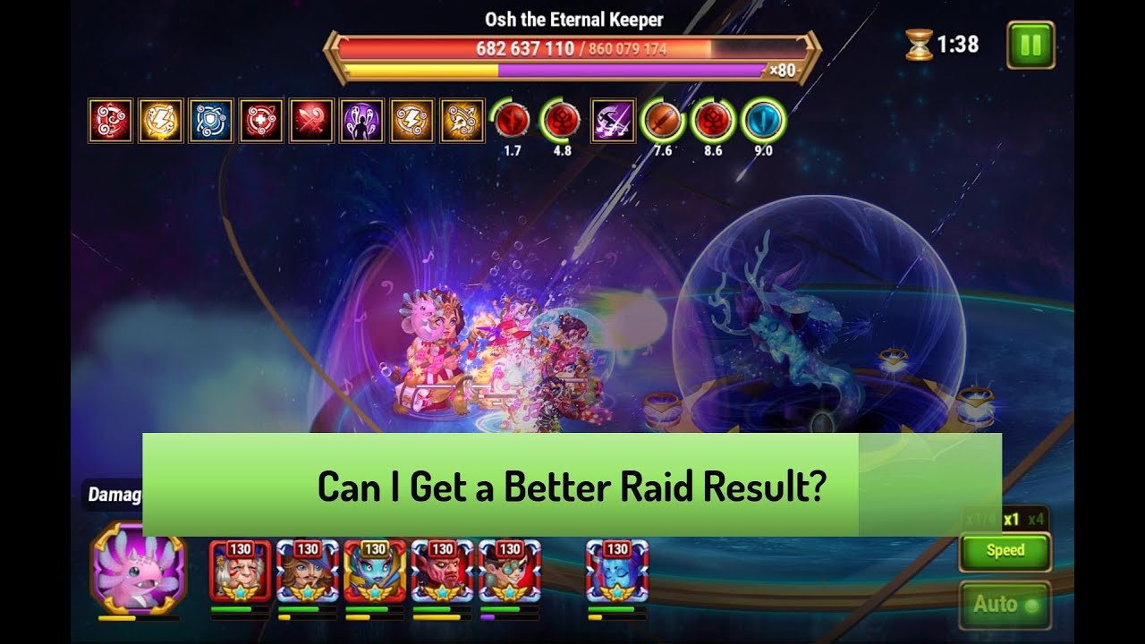 Hero Wars — I Gave Isaac More Magic Defense, This is the Result