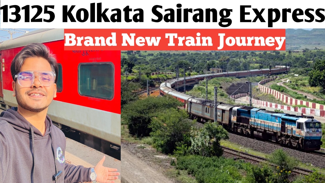 13125 Kolkata Sairang Express Train Journey | Kolkata To Murshidabad Train 