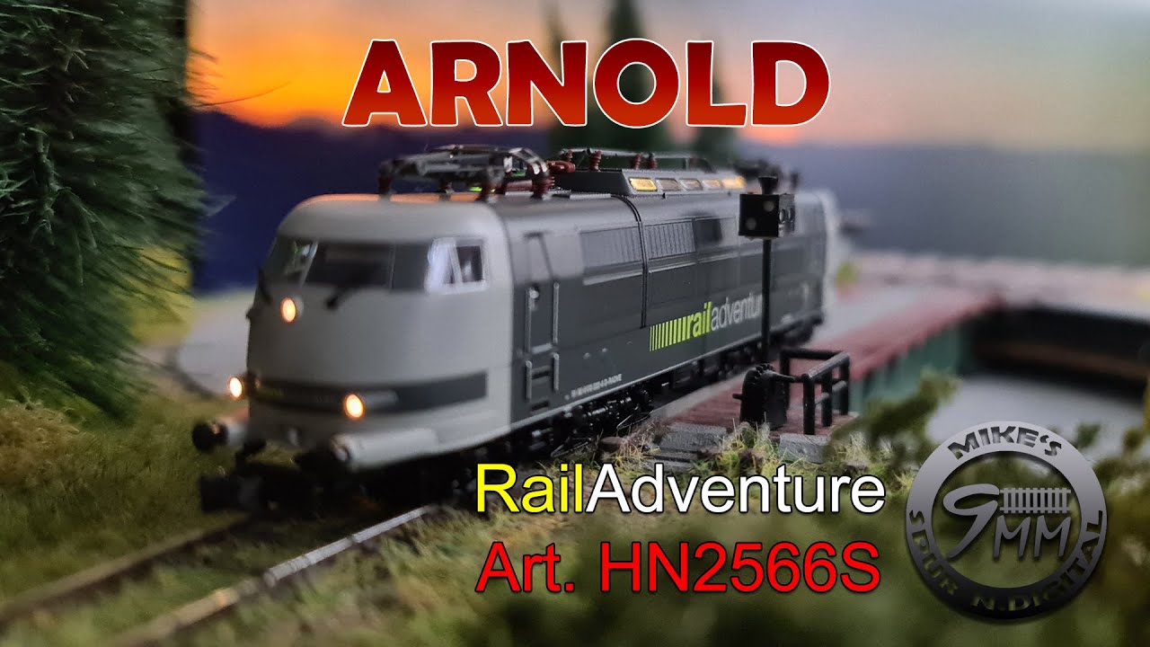 Arnold HN2566S die neue Kultlok BR103 mit ESU Sounddecoder in RailAdventure Lackierung NEUHEIT 2023