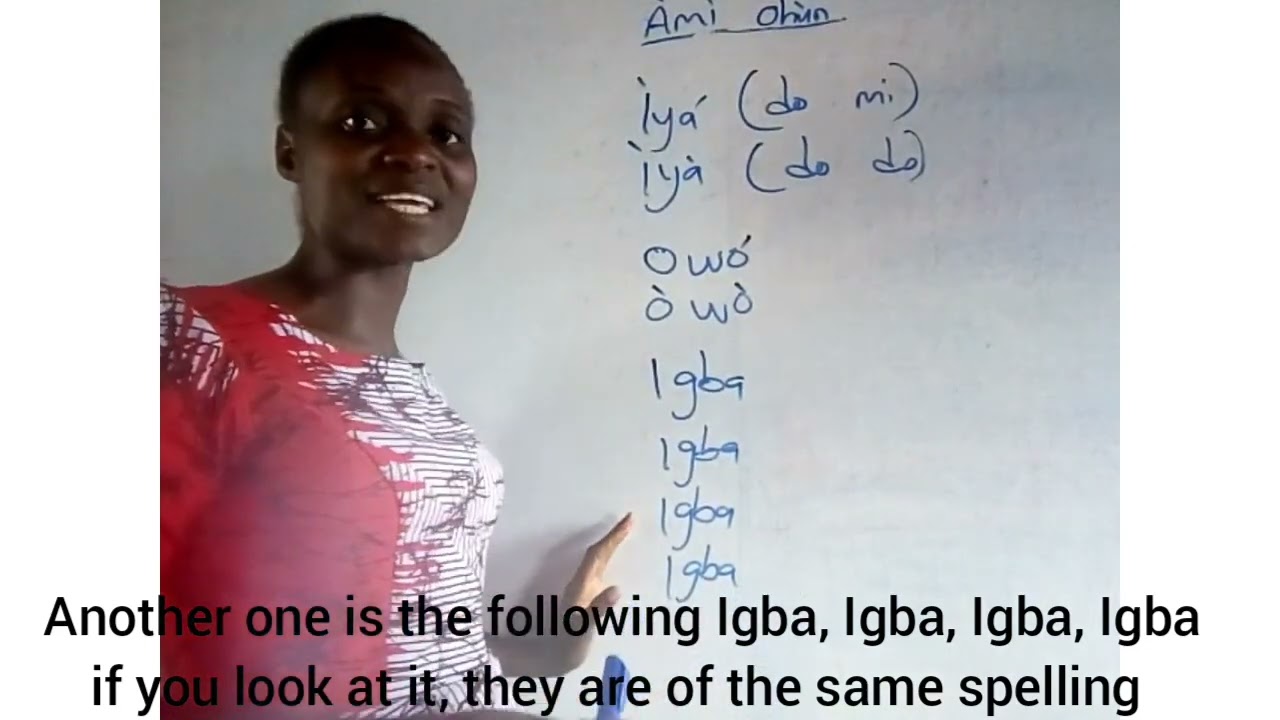 Learn Yorùbá Easily: Tone Mark part 1(@omorinsinuola )