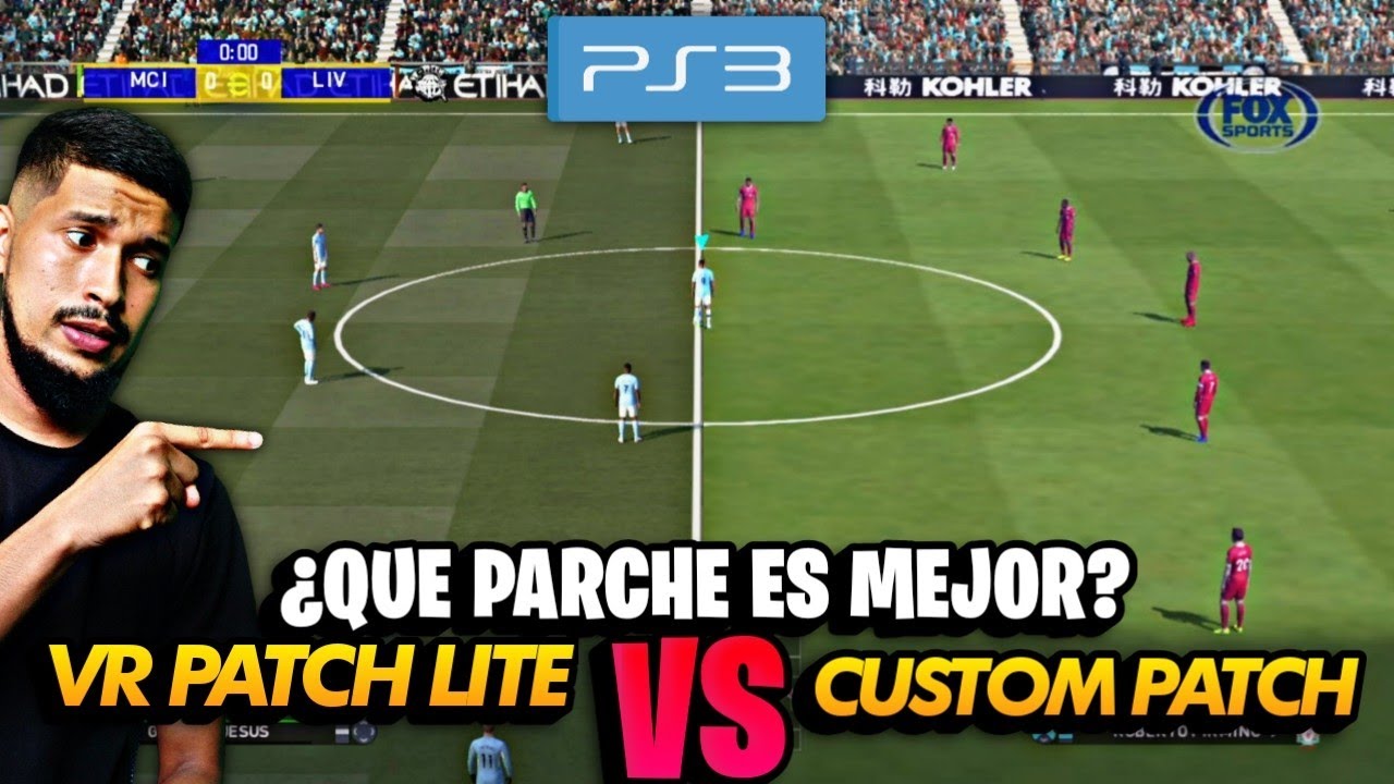 ✅COMPARATIVA | VR PATCH vs CUSTOM PATCH | PS3 | PES 2018 a PES 2022 | &iquest;Cu&aacute;l SE VE MEJOR?  😱