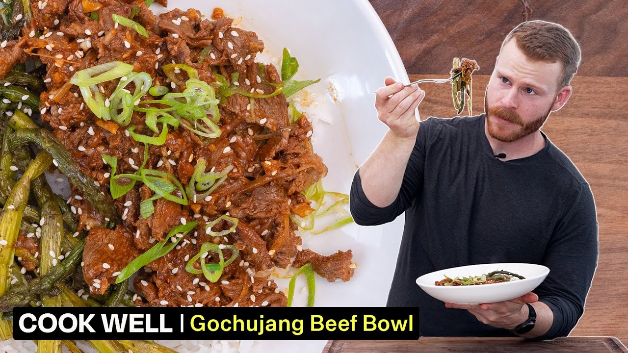A 20 minute Gochujang Beef Bowl.