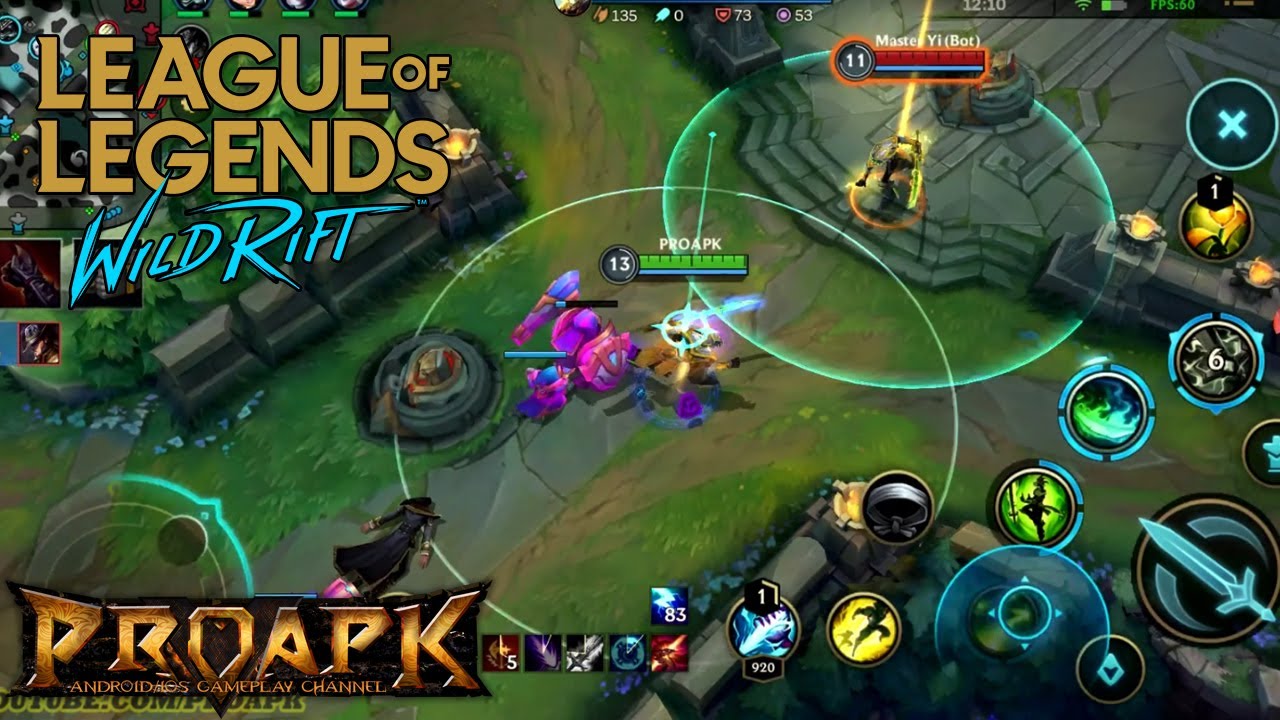 League of Legends: Wild Rift Gameplay Android / iOS (Open Beta)