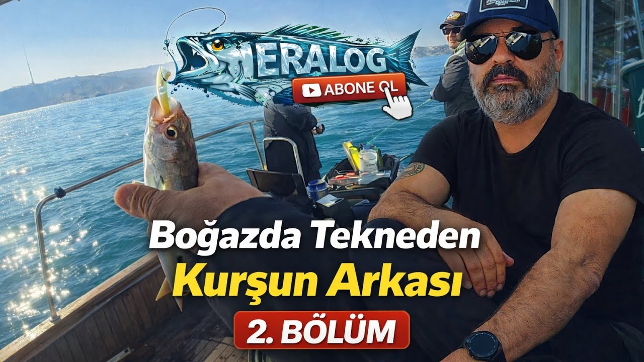 İstanbul boğazında tekneden kurşun arkası ile çinekop avı yaptık 2. Bölüm