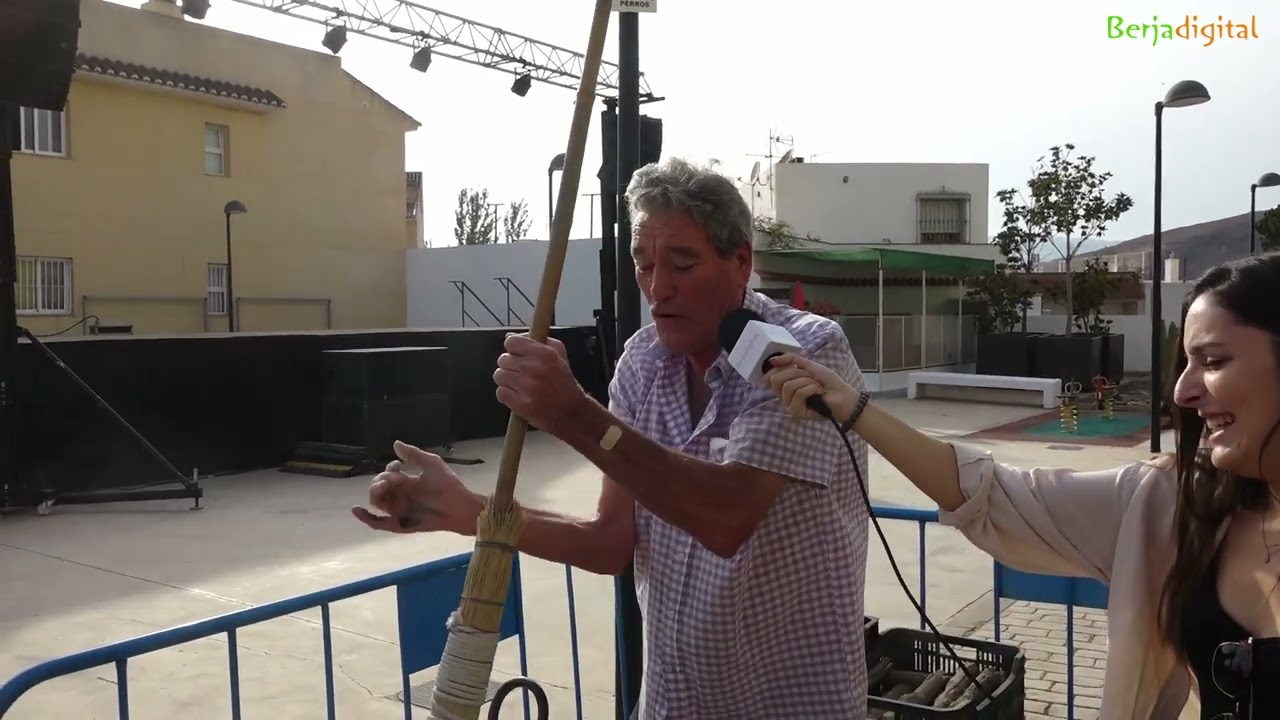 Antonio Yacet, el garbancero en la ExpoBerja Alpujarra