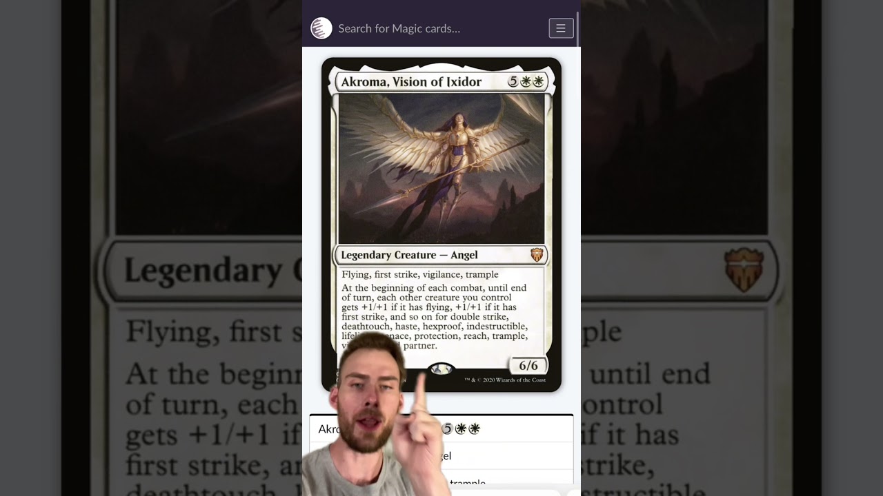 Partners in MTG ft. Akroma Vision of Ixidor
