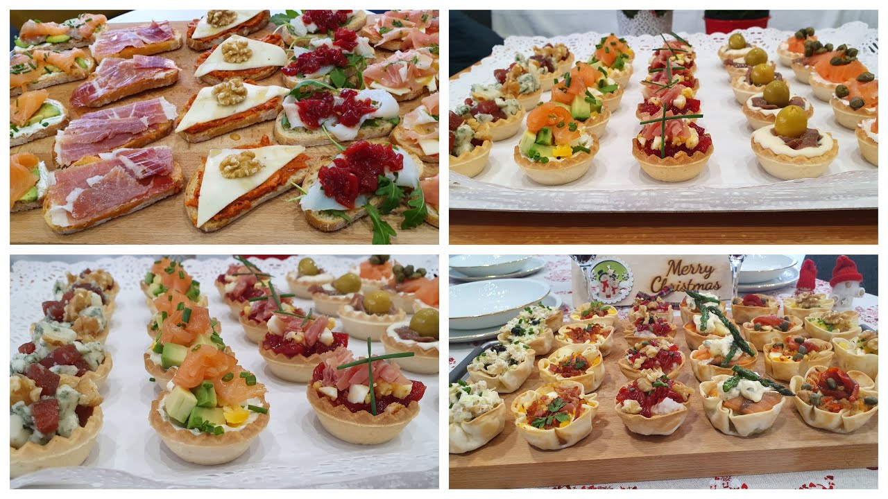 MONTADITOS, CANAPÉS Y APERITIVOS para deslumbrar a nuestros invitados