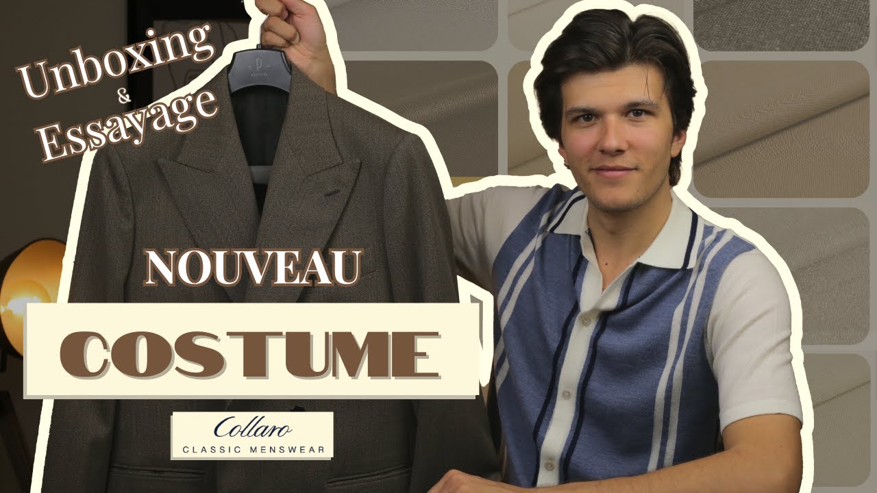 Nouveau costume sur mesure Collaro - Unboxing & essayage