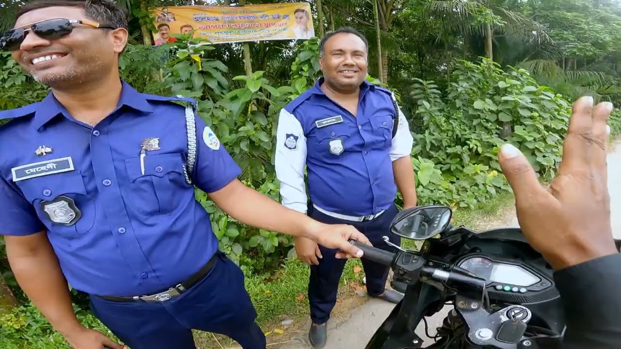 পুলিশ কি বলে? আমরা কি করি? | Police Stopped My Bike | Gorib Biker MotoVlog