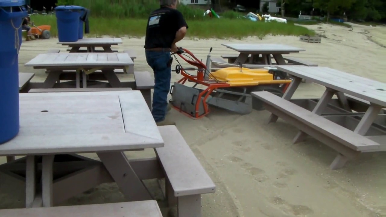 Beach Cleaner - Walk Behind - Sand Raking