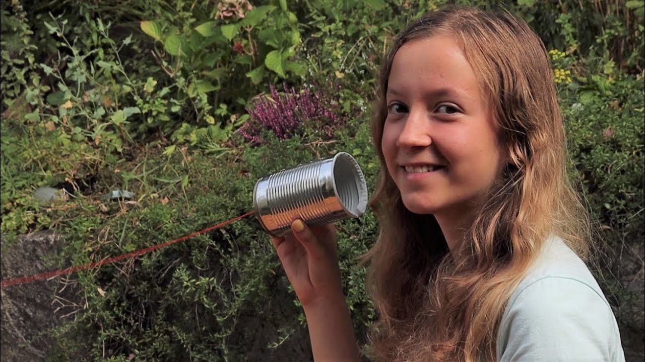 Forsche mit uns! Dosentelefon