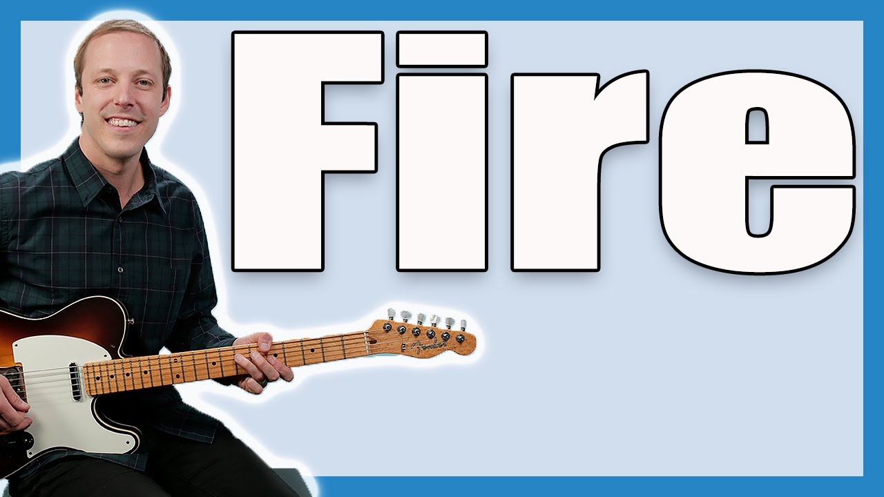 Fire Guitar Lesson (Bruce Springsteen)
