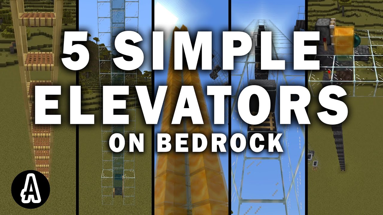 5 Simple Elevators for Bedrock 1.19