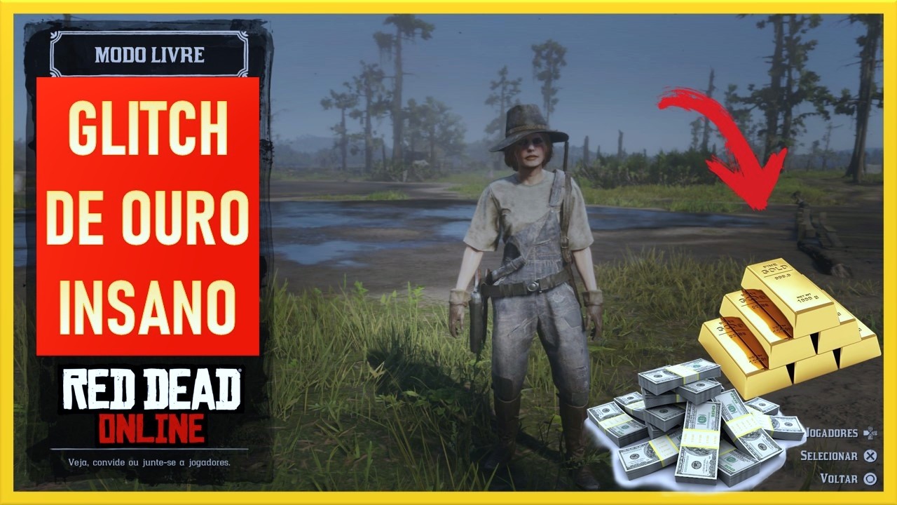 GLITCH DE OURO PARA PEGAR O MAPA DO TESOURO LAGO ISABELLA RÁPIDO NO RED DEAD ONLINE