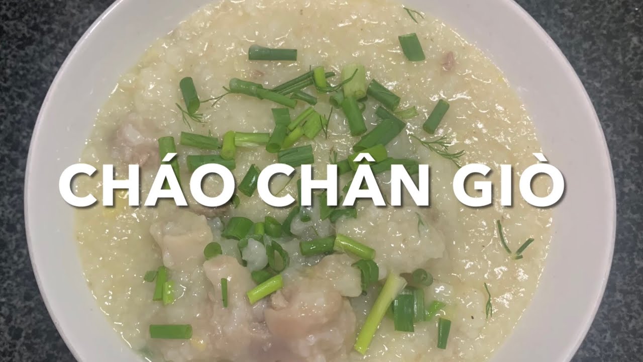 Cháo chân giò kiểu Bà Lê