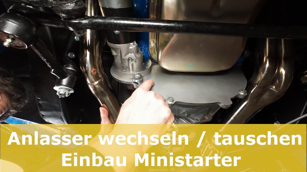 Anlasser wechseln - tauschen / Einbau Ministarter | Ford Mustang
