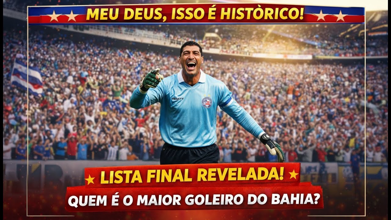 MEU DEUS, ISSO É HISTÓRICO! A VERDADEIRA LISTA DOS MAIORES GOLEIROS DO BAHIA REVELADA!