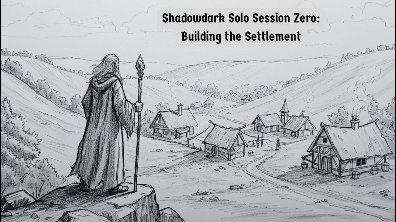 ShadowDark Solo Session Zero: Строительство поселения